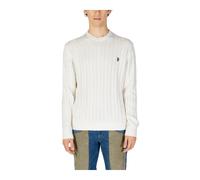 Us40 173005 Jumper - male - U.S. Polo Assn. - Round-neck Knitwear - White - 2XL - Knitwear 2XL