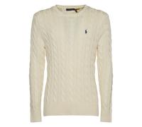 Cable-knit Jumper- male- Polo Ralph Lauren- Round-neck Knitwear- Beige- L- Knitwear L