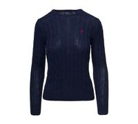 Cable Knit Jumper with Embroidered Logo XL