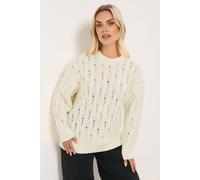 Cable Knit Jumper Yours Ivory 18-20