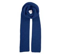 Cable Knit Scarf, Humble Hilo, Fine Knitted, Cobalt, 60" x 10.5"