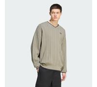 CABLE KNIT V-NECK Sweatshirt