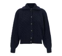 Cable-Knit Wool-Cashmere Cardigan - female - Polo Ralph Lauren - Cardigans - Blue - S - Knitwear S