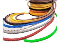 Cable Labelling， 250/500/1000Pcs 0 to 9 Number 2.5mm2 Cable Wire Marker Spiral Wrapping Colored 18AWG-12 AWG EC-1(Mix Color,EC 1)