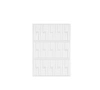 Cable Labelling， A4 Network Cable Labels Sticker Colorful Self Adhesive Wire for Electrical Cables Organize(White 5sheet)