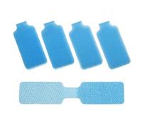Cable labelling， Colorful Waterproof Self Adhesive Wire Labels Network Cable Sticker for Electrical Cables Organize(Blue Unwritable)