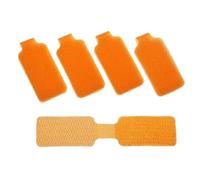 Cable labelling， Colorful Waterproof Self Adhesive Wire Labels Network Cable Sticker for Electrical Cables Organize(Orange Unwritable)