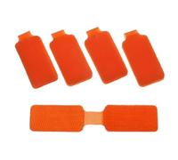 Cable Labelling， Colorful Waterproof Self Adhesive Wire Labels Network Sticker for Electrical Cables Organize(Orange Writable)