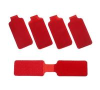 Cable Labelling， Colorful Waterproof Self Adhesive Wire Labels Network Sticker for Electrical Cables Organize(Red Writable)