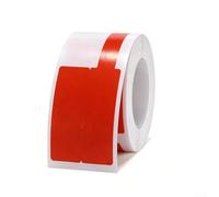 Cable Labels for P50 for p80 L80 Printers - 100pcs Thermal Wire Markers Waterproof Tear Resistant - 5 Colour Coded Cable Stickers for Network Fibre Optic Power Cords Data Center Organization(Red)