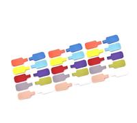 Cable Labels Multipurpose Color Coded Ticket for Data Center Equipment Networks Electrical Panel Organization Write on Cable Markers