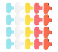 Cable Labels - Pack of 20 Cable Label Tags, Reusable Writeable Cable Markers, Cable Markers in Various Colours for Organising Cables, Cable Management, Hot