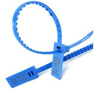 Cable labels, Reusable Adjustable Nylon Tamper-Proof Cable Ties Numbered Multicolor Pack of 100/500/1000(Blu,500)