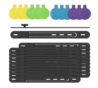 Cable Labels Tags,Silicone Reusable Organizer | Wire Management Tags | for Electronics Lifestyle Storage Gadget Personal Travel Home Organization Desk Workplace