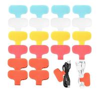 Cable Labels Tags - Wiring Classification Markers, Portable Identification Tabs | Twenty Piece Annotation Set Providing Clear Reference Tracking, Enhances Technical Organisation Requirements, Designed