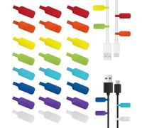 Cable Labels Tags Write on 120 PCS Multi Color Cable Tags Reusable Wire Labels Self Adhesive Design for Organizing and Quickly Identifying Wires