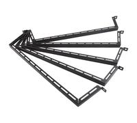Cable Lacer Tie Bar 0U for Cable Management in 19 Inch Rack 10cm L Mount[5 Pack]