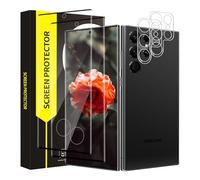 Cable Leader 2+2 Screen Protector for Samsung Galaxy S23 Ultra 5G, 9H Hardness, Shatterproof Protective Glass + Camera Glass Film, 3D No Bubbles, Sensitive Touch, HD Ultra Thin S23 Ultra Screen