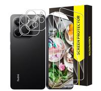 Cable Leader 2+2 Screen Protector for Xiaomi Redmi Note 14 5G Protective Glass, 2.5D Edge, 9H Hardness Scratch-Resistant, Sensitive Touch, HD No Bubbles Redmi Note 14 5G Screen Protector + Lens Film
