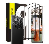 Cable Leader 2+2 Screen Protector for Xiaomi Redmi Note 14 Pro/Xiaomi Poco X7 5G Protective Glass, 9H Hardness Screen Protector + Lens Film, Scratch-Resistant, 3D Bubble-Free, HD Redmi Note 14 Pro