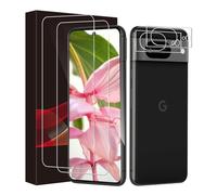 Cable Leader Pack of 2 + 2 Screen Protectors for Google Pixel 8 5G, 9H Hardness 2.5D Edge Google Pixel 8 Film, HD Clear Ultra Resistant Crystal Clear Pixel 8 5G Screen Protector