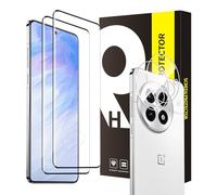 Cable Leader Pack of 2 + 2 Screen Protectors for Oneplus 13 5G, 9H Hardened, Scratch-Resistant, Ultra Transparent, Anti-Dirt One Plus 13 Screen Protector, 3D Curved Precision Cutting Protective Glass