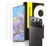 Cable Leader Pack of 2 + 2 Screen Protectors for OnePlus Nord 4 5G, HD Anti-Scratch Anti-Fingerprint High Sensitivity North 4 Screen Protector, 2.5D Edge Extremely Robust Camera Protection Film