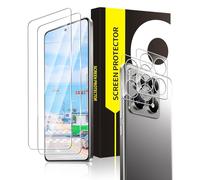 Cable Leader Pack of 2 + 2 Screen Protectors for Xiaomi 14T Pro 5G, 9H Hardness, Anti-Scratch, Bubble-Free, HD Clear with 14T Screen Protector, 2.5D Edge, High Sensitivity, 14T Pro Glass Screen