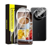 Cable Leader Pack of 2 + 2 Tempered Glass Screen Protectors for Honor Magic 7 Pro 5G, 9H Hardness, Sensitive Touch Protective Glass, Camera Protection, Bubble-Free, 3D Edge, Ultra Clear Magic 7 Pro
