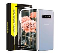 Cable Leader Pack of 2 + 2 Tempered Glass Screen Protectors for Samsung Galaxy S10, 9H Hardness Protective Glass + Camera Protection, 3D Full Protection, No Bubbles, Shatterproof, Highly Sensitive, HD