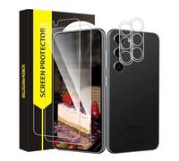 Cable Leader Pack of 2 + 2 Tempered Glass Screen Protectors for Samsung Galaxy S23 Plus 5G, Sensitive Touch, 2.5D Edge, Camera Protection, 9H Hardness Protective Glass, Bubble-Free, HD Clear Samsung