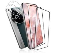 Cable Leader Pack of 2 + 2 Tempered Glass Screen Protectors for Xiaomi 15 Ultra, 3D Edge Ultra Clear Film with Camera Protection, Scratch-Resistant, Anti-Dust, Highly Sensitive Xiaomi 15 Ultra Screen