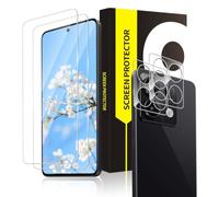 Cable Leader Pack of 2 + 2 Tempered Glass Screen Protectors for Xiaomi Redmi Note 13 Pro 5G, Ultra Clear No-Bubble 9H Anti-Scratch Xiaomi Note 13 Pro Protective Glass, 2.5D Edge, Easy Installation