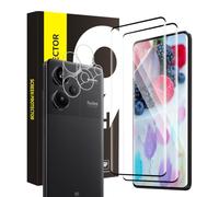 Cable Leader Pack of 2 + 2 Tempered Glass Screen Protectors for Xiaomi Redmi Note 13 Pro Plus 5G Screen Protector, 3D Sensitive Touch, Bubble-Free, 9H Hardness, HD Redmi Note 13 Pro Plus Screen