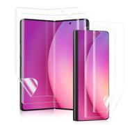 Cable Leader Pack of 2 + 2 TPU Screen Protectors for Samsung Galaxy Z Fold 4 5G, Flexible TPU Fits Perfect Ultra Thin Ultra Clear Scratch-Resistant Drop-Resistant Samsung Z Fold 4 Screen Protector