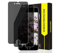Cable Leader Pack of 2 Privacy Screen Protectors for Tempered Glass for iPhone 6/6s/7/8/SE, Anti Scratch, Privacy Anti-Spy Privacy Film, No Bubbles, Anti-Oil, Sensitive Touch iPhone 8 Screen Protector