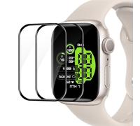 Cable Leader Pack of 2 Screen Protectors for Apple Watch Series 9/8/7 45 mm, Ultra Transparent Anti-Oil Anti-Bubble Apple Watch 8 45 mm Screen Protector, Anti-Scratch 3D Curved iWatch 45 mm Glass Film