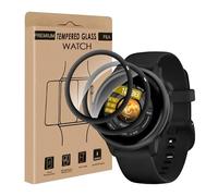 Cable Leader Pack of 2 Screen Protectors for Garmin Vivoactive 6, No Bubbles Protective Glass, Anti-Scratch, Sensitive Touch, Anti-Oil, Anti-Dust, HD Clear View Vivoactive 6 Screen Protector