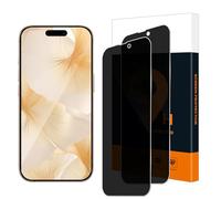Cable Leader Pack of 2 Screen Protectors for iPhone 16 Pro Max, 2.5D Edge Anti-Spy Tempered Film, 9H Shockproof Privacy Privacy Screen Protector for iPhone 16 Pro Max Protective Glass