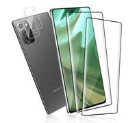 Cable Leader Pack of 2 Screen Protectors for Samsung Galaxy Note 20 5G + 2 Camera Protectors, 3D No Bubbles Galaxy Note 20 Screen Protector, Ultra Resistant Ultra Clear Protective Glass