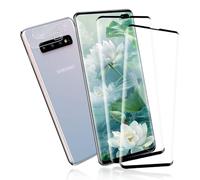 Cable Leader Pack of 2 Screen Protectors for Samsung Galaxy S10 Plus + 2 Camera Protectors, 3D No Bubbles Screen Protector, Ultra Resistant HD Protective Glass for Samsung Galaxy S10 Plus