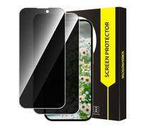 Cable Leader Pack of 2 Screen Protectors for Tempered Glass for iPhone 15/15 Pro 5G (6.1 Inch) Privacy Screen Protector, Sensitive Touch, Spy Anti-Spy Privacy iPhone 15/15 Pro Protective Glass