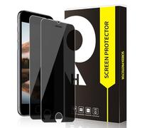 Cable Leader Pack of 2 Screen Protectors for Tempered Glass for iPhone 6/6s/7/8/SE 2020, Privacy Protection, Scratch-Resistant, Bubble-Free, Anti-Spy Privacy Screen Protector, 2.5D Edge Durable iPhone