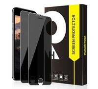 Cable Leader Pack of 2 Screen Protectors for Tempered Glass for iPhone 6/6s/7/8/SE 2020 Privacy Screen, 2.5D Edge No Bubbles Anti-Oil Anti-Spy Privacy iPhone SE 2020 Protective Glass, Durable iPhone 8