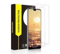 Cable Leader Pack of 2 Tempered Glass Screen Protectors for Huawei P20 Pro, 2.5D Round Edge 9H Hardness, Free from Scratches, Ultra Clear, High Resolution, 0 Dust & Bubbles P20 Pro Screen Protector