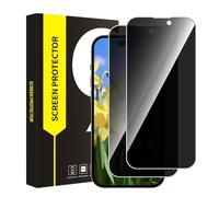 Cable Leader Pack of 2 Tempered Glass Screen Protectors for iPhone 15 Pro 5G, 9H Hardness, Unbreakable, Ultra Clear, Crystal Clear, High Resolution, iPhone 15 Pro Privacy Screen Protector