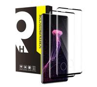 Cable Leader Pack of 2 Tempered Glass Screen Protectors for Samsung Galaxy S10, 3D Full Coverage Screen Protector, Scratch-Resistant, Anti-Fingerprint, Bubble-Free, 9H Hardness, HD Sensitive Touch S10