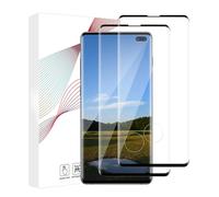 Cable Leader Pack of 2 Tempered Glass Screen Protectors for Samsung Galaxy S10 Plus, 3D Full Coverage 9H Hardness Samsung S10 Plus Film, HD Clear Unbreakable Anti-Bubble S10 Plus Screen Protector