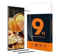 Cable Leader Pack of 2 Tempered Glass Screen Protectors for Samsung Galaxy S22 Ultra 5G, 3D Full Coverage, No Bubbles, 9H Hardness S22 Ultra Protective Glass, Sensitive Touch, HD Samsung S22 Ultra