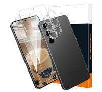 Cable Leader Pack of 2 Tempered Glass Screen Protectors for Samsung Galaxy S24 Plus 5G, + 2 Camera Protection, 2.5D Cover, Sensitive Touch, 9H Hardness, Anti-Bubble, HD Clear View Samsung S24 Plus